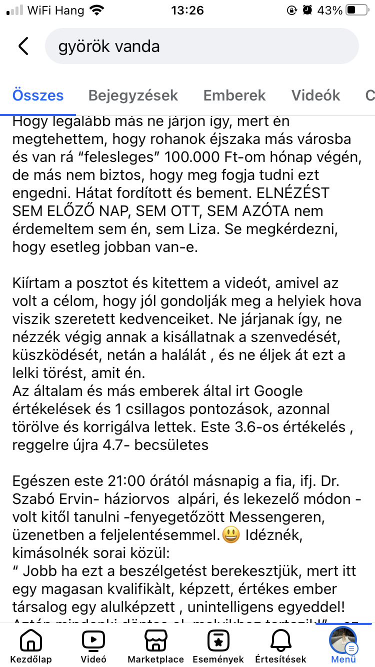 Alpha-ZOO Mátészalka Kft. Dr. Szabó Ervin állatorvos